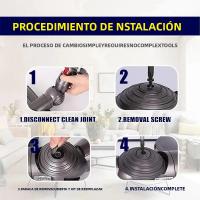 Cabeza De Cepillo De Alta Torque 100W Para Aspiradora Dyson V10 V11 V15 G5 Ruedas V-Ball Y Conector Repuestos De Plástico ABS - details 2