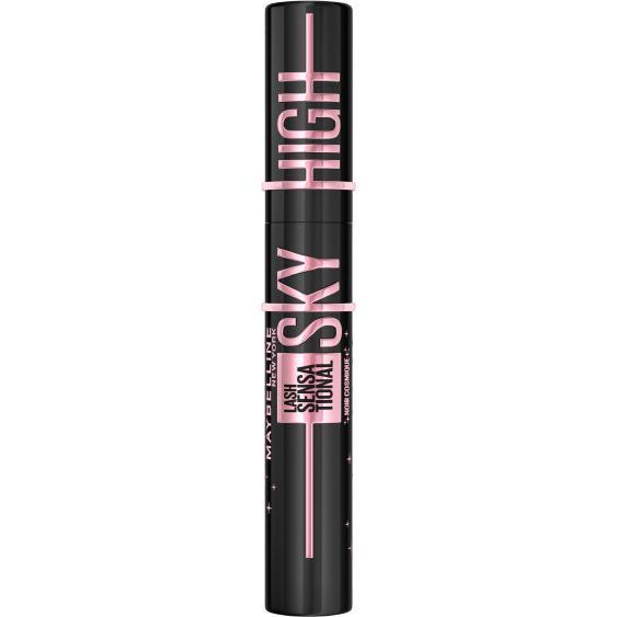 Maybelline New York | Máscara de pestañas Lash Sensational Sky High Cosmic. Pestañas con altura: Longitud sin límites + Volumen redefinido con pigmentos ultra negros con extracto de bambú.