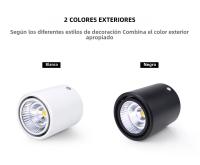 Spot Light LED COB Montado En Superficie 7W 12W En Aluminio Luz De Bajo Para Iluminación De Cocina Interior AC85V-265V - details 2