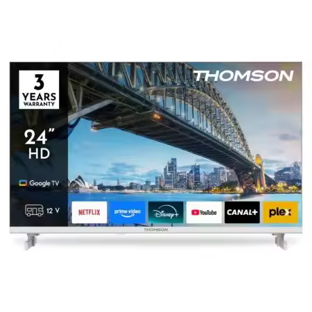 Thomson 24HQG3S15CW 24" HD QLED 12V White - 1