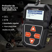 KONNWEI KW208 Prueba De Batería De Coche 12V 100 a 2000CCA Analizador De Circuito De Carga Y Arranque Herramientas De Batería 12 Volts - details 7