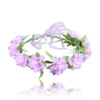 Corona De Flores Para Niñas Diadema De Flores Azul Y Rosa Estilo Princesa Accesorio De Cabello Para Mujeres Y Niñas Para Bodas Y Fiestas De Playa - details 4