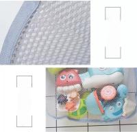 Bolsa de Red para Juguetes de Baño Infantil - Cuelga con Ventosas (Diseño Patito, Drenaje Rápido y Antihongos) - details 5