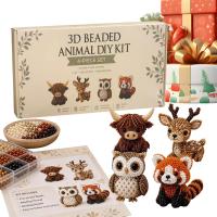 Kit De Artesanía De Perlas De Colores Vibrantes Con Bird Y Animales Para Decoración De Hogar Y Joyería Hecho Para Adultos - details 12