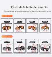 Gafas De Ciclismo Kapvoe UV400 Para Hombre Y Mujer Gafas De Sol Para Montar En Bicicleta Correr Esquiar Pesca Y Escalada - details 14