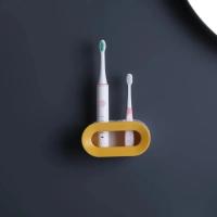 Soporte Para Cepillo De Dientes Oral B Organizador De Baño Con Doble Agujero Para Cepillo Eléctrico Accesorio De Baño Auto-Adhesivo - details 5