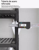 Envío rápido-Estante de almacenamiento para inodoro de pie, estantes de almacenamiento para lavadora doméstica de gran capacidad, estantes multicapa multifuncionales, estantería metal multiuso sobre la lavadora, aprovecho de espacio, organización de hogar - details 1