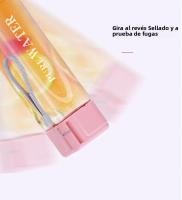 Botella De Agua Deportiva De 480ml Plástico Ecológico Con Correa Portátil Antigranizo Para Exteriores Resistente Al Desbordamiento - details 5