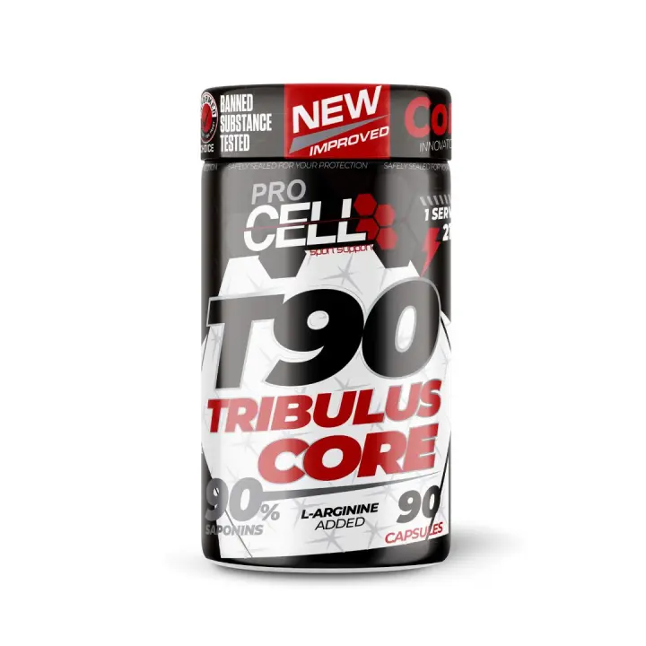 Tribulus Core 90 caps Procell Sport - Suplemento de Tribulus Terrestris con 90% de Saponinas - 1