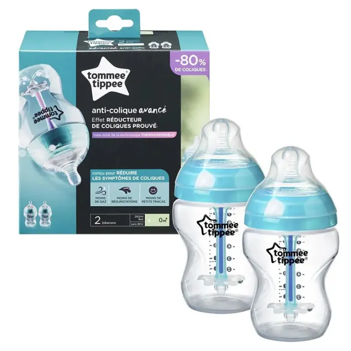 Tommee Tippee Pack 2 Biberones Anticolico 260ml - 1