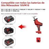 Sábanas Eléctricas Reciprocantes Pequeñas Para Exteriores Con Corte De Mano Adecuadas Para Baterías Makita/Dewalt/Milwaukee 18V - details 4