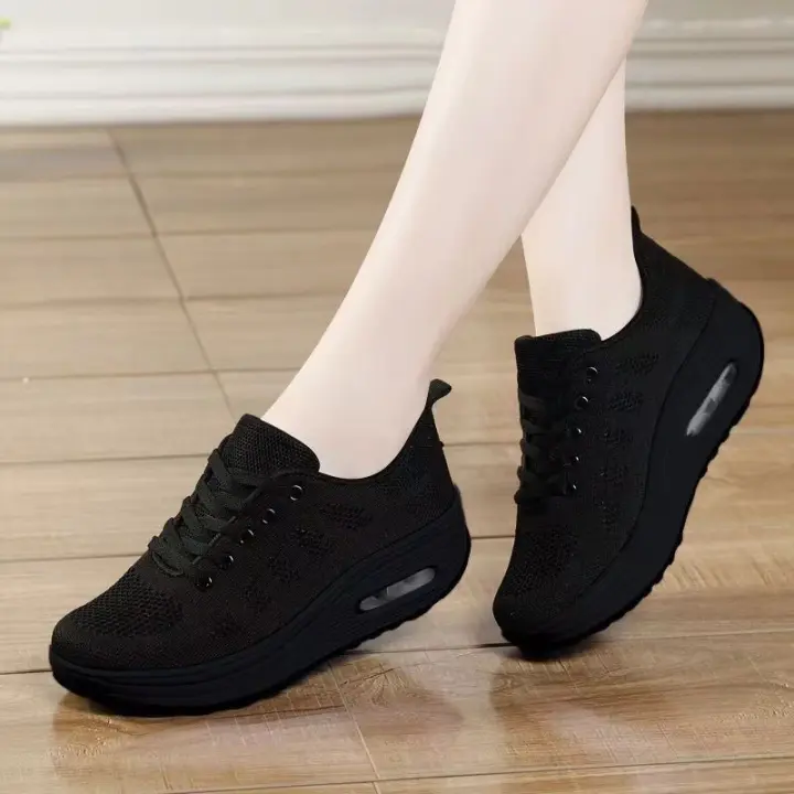 TK Zapatillas Adelgazar Mujer Deportivas Balance Zapatos para Correr ligero Calzado Deportivo Transpirable Gimnasio Fitness Casual Sneakers - 1