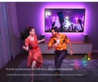 Fita LED RGB Con Micrófono Integrado Y Control Por App Sensible a La Música DC12V Flexible Para Iluminación Smart Bedroom - details 12
