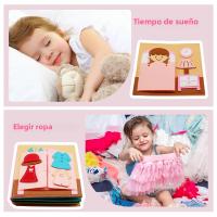 Libro Ocupado De Montessori Para Niñas Juguetes Educativos De Aprendizaje Temprano En La Guardería Actividades Diarias De Aprendizaje Viajes - details 11