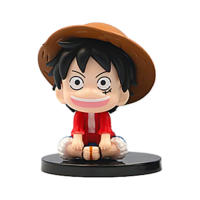Figura De Acción Anime One Piece Luffy Zoro PVC Kawaii Decoración De Escritorio Para Niños Regalos De Festivales Modelo De Animación Cartoon - details 9