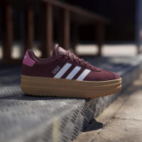 Zapatillas Adidas VL Court Bold J Varios Colores - Zapatillas Adidas Mujer Suela Gorda - Sneakers Mujer Adidas - Zapatillas Planas Mujer - Bambas Adidas Suela Alta - Adidas Plataforma - Color Negro - Color Burdeos - details 7