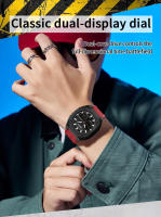 Reloj Deportivo Para Hombre SANDA Impermeable Con Pantalla Dual Luz Luminosa Militar Cuarzo Reloj Digital De Lujo Con Calendario Completo Resistente Al Choque - details 4
