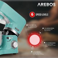 AREBOS Procesador Alimentos 1500 W con 2 x 6L Tazón de Mezcla Acero Inoxidable - details 7