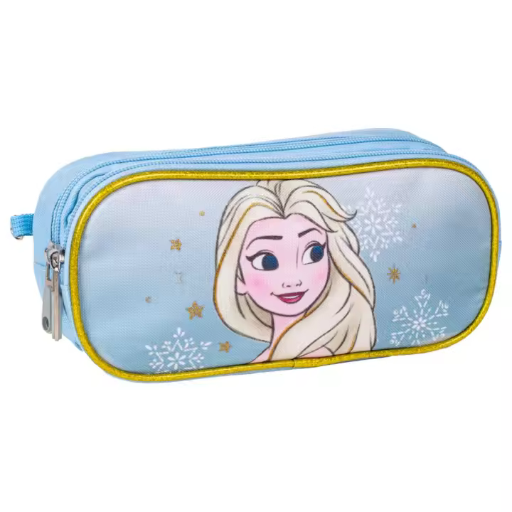 CERDA Estuche Portatodo Doble Frozen Azul 22,5 X 8 X 10 Cm Infantil - 1