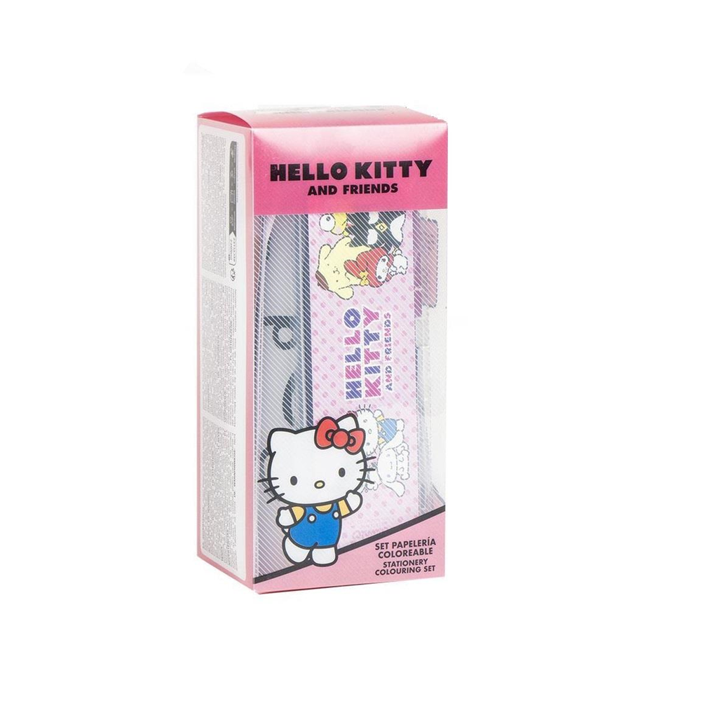 Sanrio - Set Papelería Coloreable Hello Kitty 8.0 X 24.0 X 8.0 Cm (2700001789)