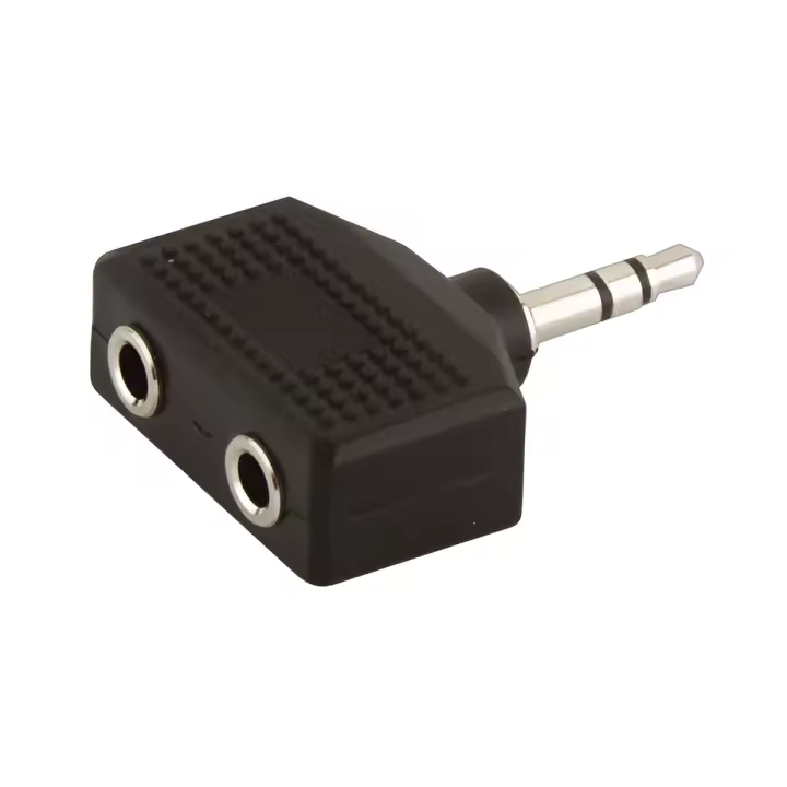 Adaptador estéreo 3.5 mm a doble hembra estéreo 3.5 mm de Electro Dh 13.270 8430552022403 - 1