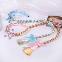 Diadema De Princesa Con Mechas De Peluca Frozen Para Niñas En Colores Azul Y Rosa Con Motivos De Hielo De Elsa Accesorio De Cabello Para Bebés Y Niñas - details 0