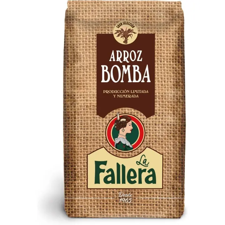 La Fallera - Arroz Bomba Redondo para Paella, 1kg - 1