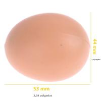 6pcs Huevo Incubiendo De Pascua Para Cría De Pollos Simulación De Fecundación Con Huevos Plásticos Artificiales Para Ayudar a Las Gallinas a Poner Huevo - details 3