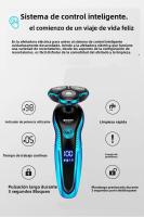Cortacésped Eléctrico ZOZEN Para Hombres Recargable Afeitadora De Barba Trimmer De Cabello Uso Dual Seco-Húmedo Cuchilla Flotante Triple Hoja Incluida - details 2