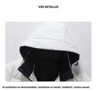 Chaqueta De Plumón De Pato Blanco Para Hombre Chaqueta De Invierno Con Capucha Largo Chaqueta De Plumón De Alta Calidad Tipo De Cierre De Cremallera Estilo Casual - details 24