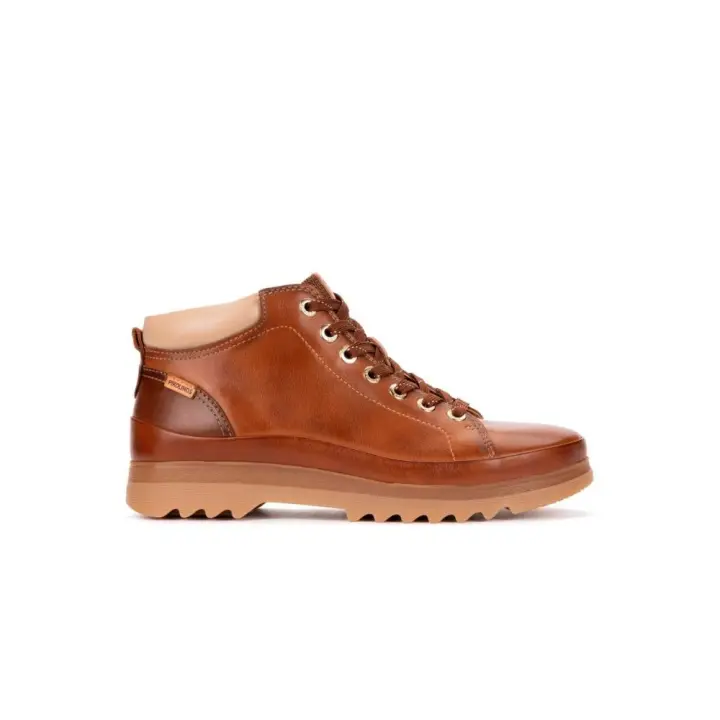 Botines Planos Mujer Pikolinos W3W-8825 Cuero - 1