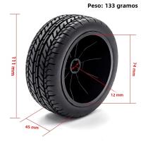 4pcs Neumáticos De Camión De Pista Corta 112mm 1/10 Con Rueda Y Hex 12mm Para Slash Arrma Senton HuanQi 727 Vkar 10sc Hpi Coche RC - details 13