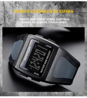Reloj Deportivo Digital Para Hombres SANDA Resistente Al Agua 5Bar Big Dial Luminoso Alarmas Chronógrafo Multifuncional Reloj De Pulsera Casual - details 2