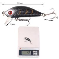 Señuelo De Pesca Minnow Rock Duro 5cm 4.2g Imitación Biónica Para Agua Dulce Y Salada Pesca De Bass Y Pike - details 3