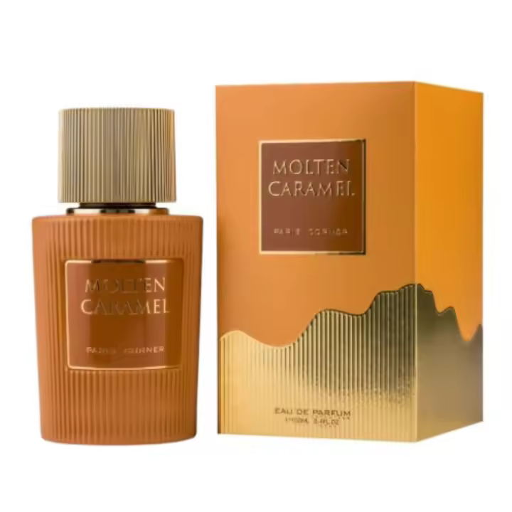 Perfume Arabe "Molten Caramel" de PARIS CORNER 100% Original – Un Viaje Sensorial de Lujo en Cada Gota – Unisex, 100ml - 1