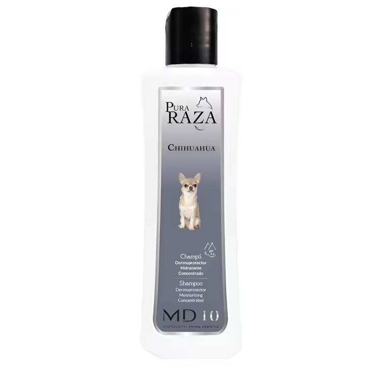 Champú para Chihuahua - Champú para Perros Hidratante y Dermoprotector con Vitamina D-Pantenol - Aporta Flexibilidad y Evita la Caída del Pelo - Fabricado en España - MD-10 COLLECTION - 1