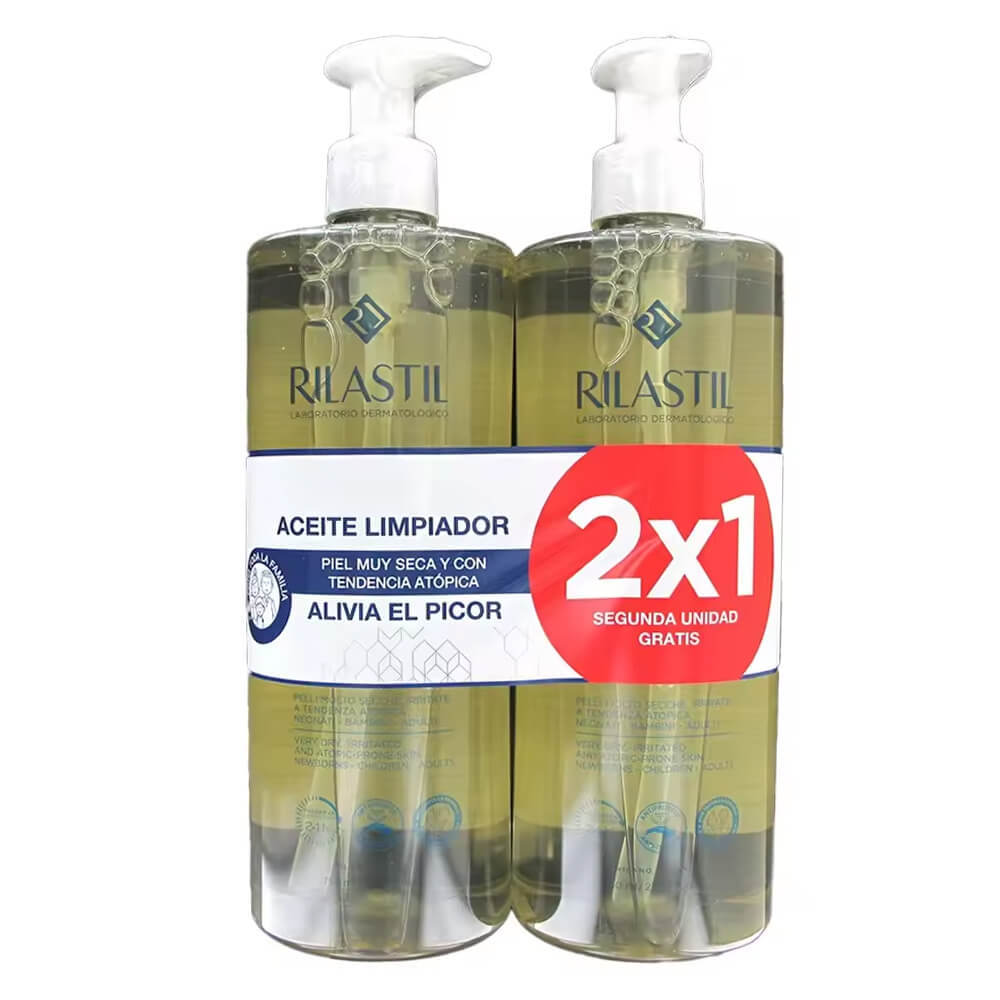 Rilastil Xerolact Aceite Limpiador 1 Litro Duplo