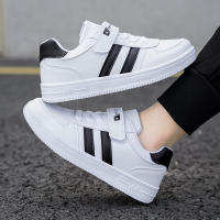 Zapatillas De Niños Y Niñas Blanco Deportivas Casuales Para Escuela Y Caminar Antideslizantes Talla 28-39 Material Superior De Cuero Suela De TPR - details 11