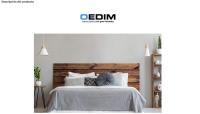 Cabecero de Cama PVC Patrón Dorado y Blanco 150x60cm | Disponible en Varias Medidas | Ligero, Elegante, Resistente y Económico | Marca Oedim - details 1