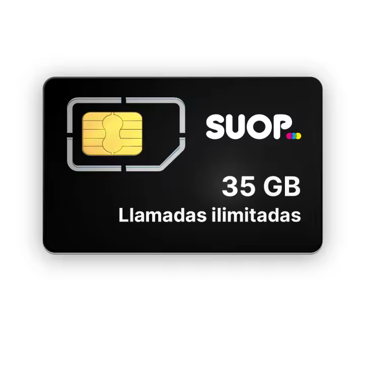 Tarjeta SIM prepago con 35 GB y llamadas ilimitadas. Tarjeta prepago sin cuotas. Sin cuenta bancaria. - 1
