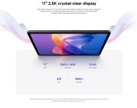 Redmi Pad 2 Wifi 11 "Global Version Display 2.5K Crystal-clear MediaTek Helio G100-Ultra Mi Tablet 90Hz 9000mAh - details 3