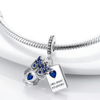 Encantos De Animal Colección Plata Francés Bulldog Gato Mariposa Ladybug Para Pulseras Originales Joyería Hechas a Medida - details 91