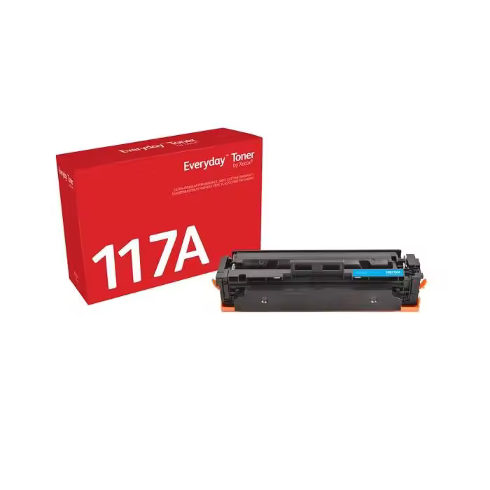Compatiible xerox everyday hp w2071a cyan cartucho de toner 117a - 1