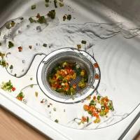 Tapón De Baño De Acero Inoxidable Con Cepillo Filtro De Desagüe Para Cocina Y Piso Herramienta De Cocina Con Mango - details 5