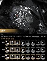 Reloj De Pulsera Para Hombre MINI FOCUS Ultra-ligero Con Caja Octagonal Transparente Multifuncional Resistente Al Agua Y Al Shock Estilo Deportivo - details 21