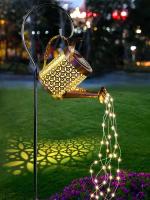 Lámpara Solar Decorativa Para Jardín Con Botella De Riego En Color Cálido 1 PC Luz De Jardín Colgante De Luces Solares - details 2