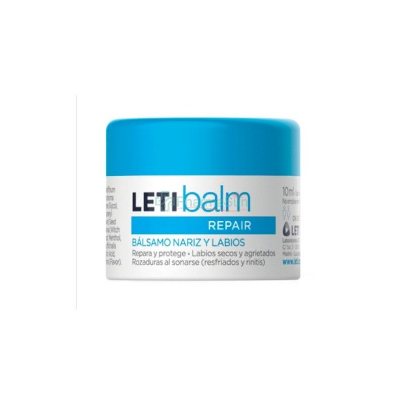 Bálsamo Reparador Letibalm para Nariz y Labios 10ml - Reparación Intensiva | Hidratación Duradera