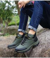 Botas De Invierno Para Hombre Calzado De Cuero De Alta Calidad Botines De Nieve Para Exteriores Y Senderismo Talla 39-46 - details 17