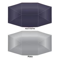 Carpa Para Coche Exterior Azul 4.2x2.1M Cubierta De Sombra Para Vehículo Tejido De Oxford Poliéster Sin Base - details 0