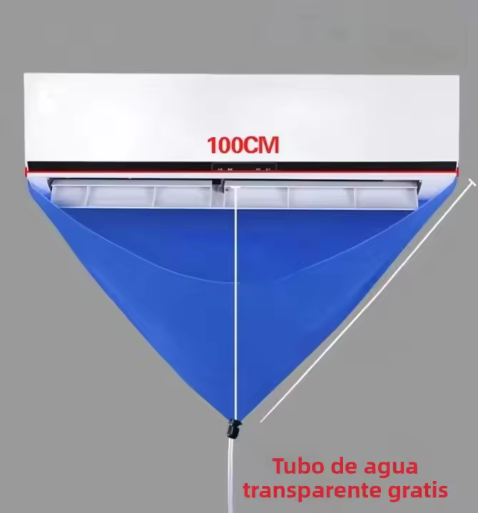 Bolsa De Limpieza Para Aire Acondicionado a Prueba De Derrames Impermeable Protector De Pared De Alta Resistencia Con Tubo De Drenaje - 1